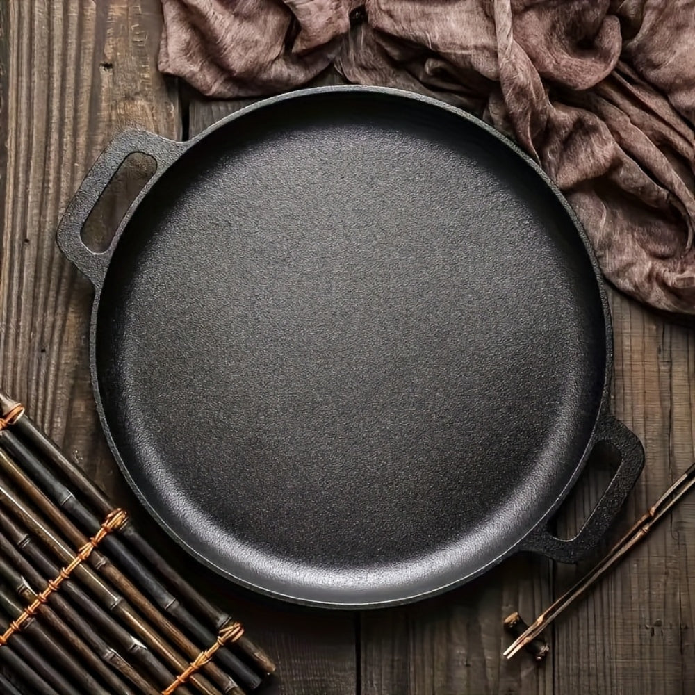 Non-Stick Cast Iron Griddle Skillet Pan 1