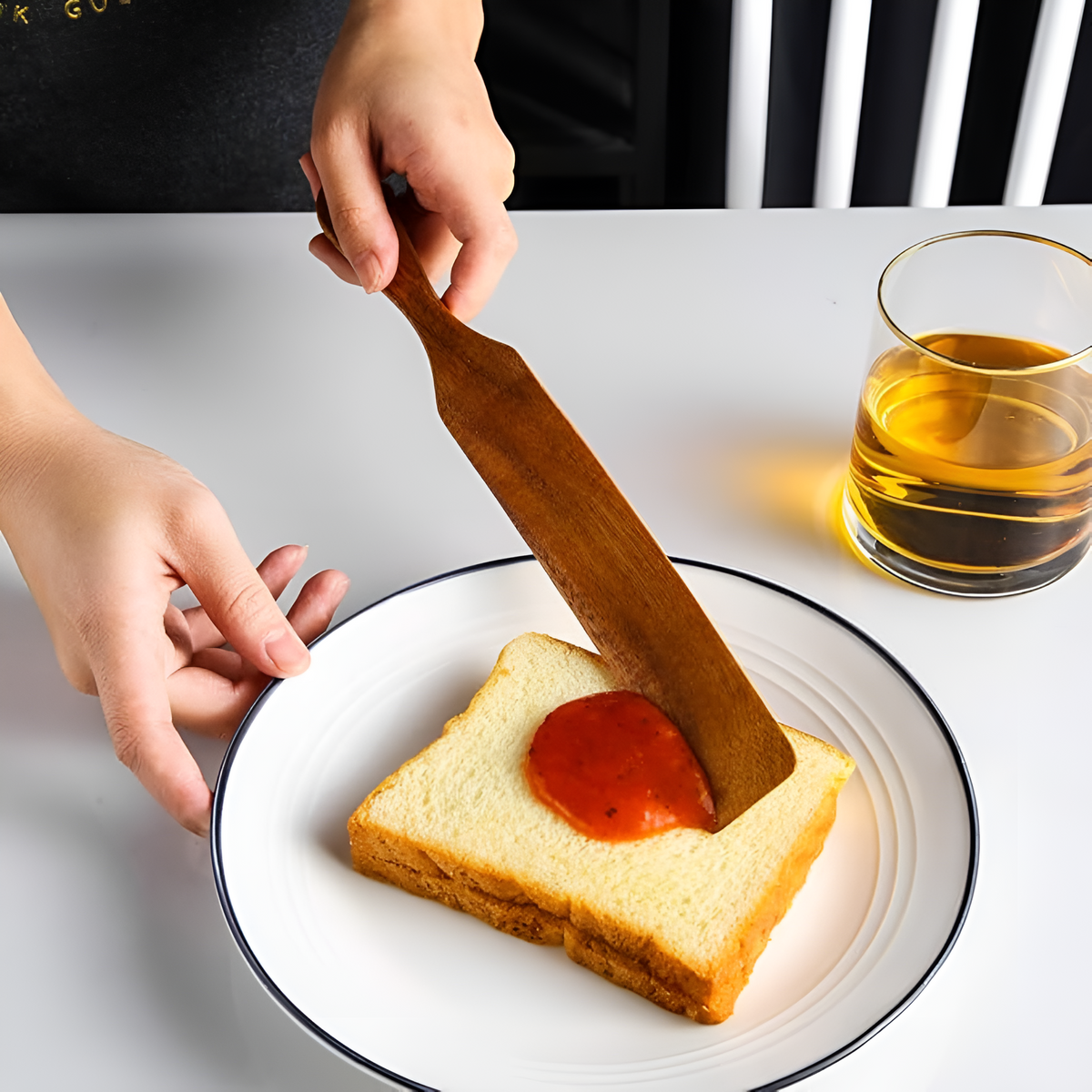 Non-Stick Wooden Spatula Set 3