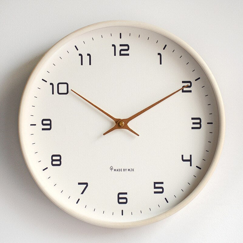 Nordic Collection | Modern Wall Clock with Minimalist Design | Elegant Timepiece for Timeless Décor
