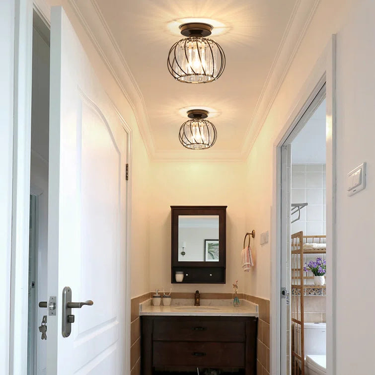 Nordic Luxury | Flush Mount Ceiling Light with Sculptural Design | Elegant Illumination for Serene Spaces