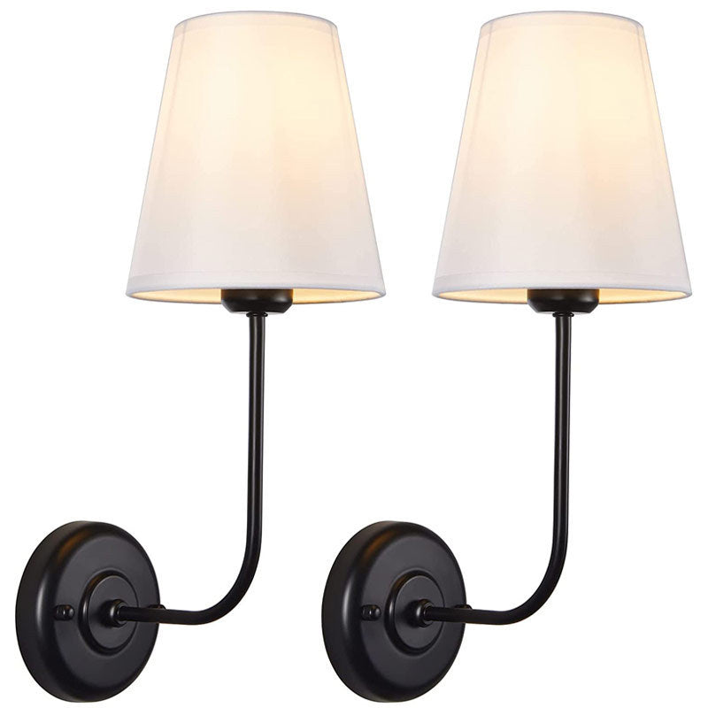 Wall Light Fixture | Modern Linen-Shade Decorative Wall Lamp
