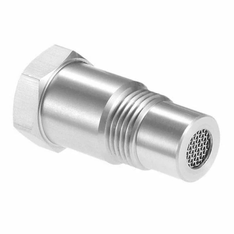 O2 Sensor Adapter | Car Oxygen Sensor Fix with Integrated Catalytic Converter | Durable Stainless Steel Design for Off-Road Performance 1