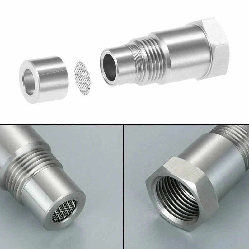 O2 Sensor Adapter | Car Oxygen Sensor Fix with Integrated Catalytic Converter | Durable Stainless Steel Design for Off-Road Performance 6