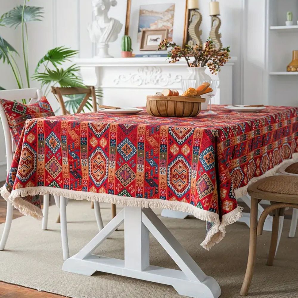 Oasis Dunes Boho Tablecloth 1
