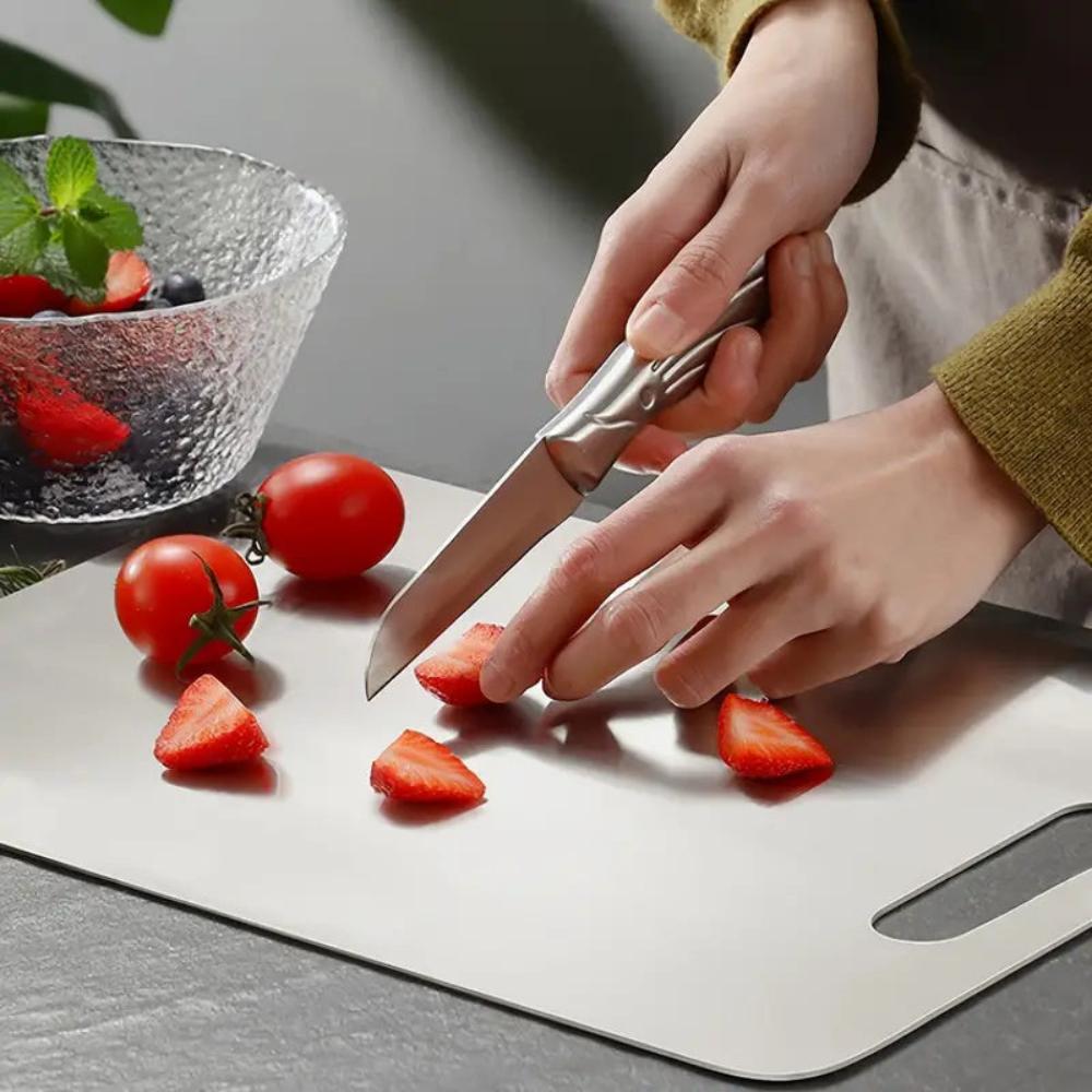 Premium Stainless Steel Cutting Board 2