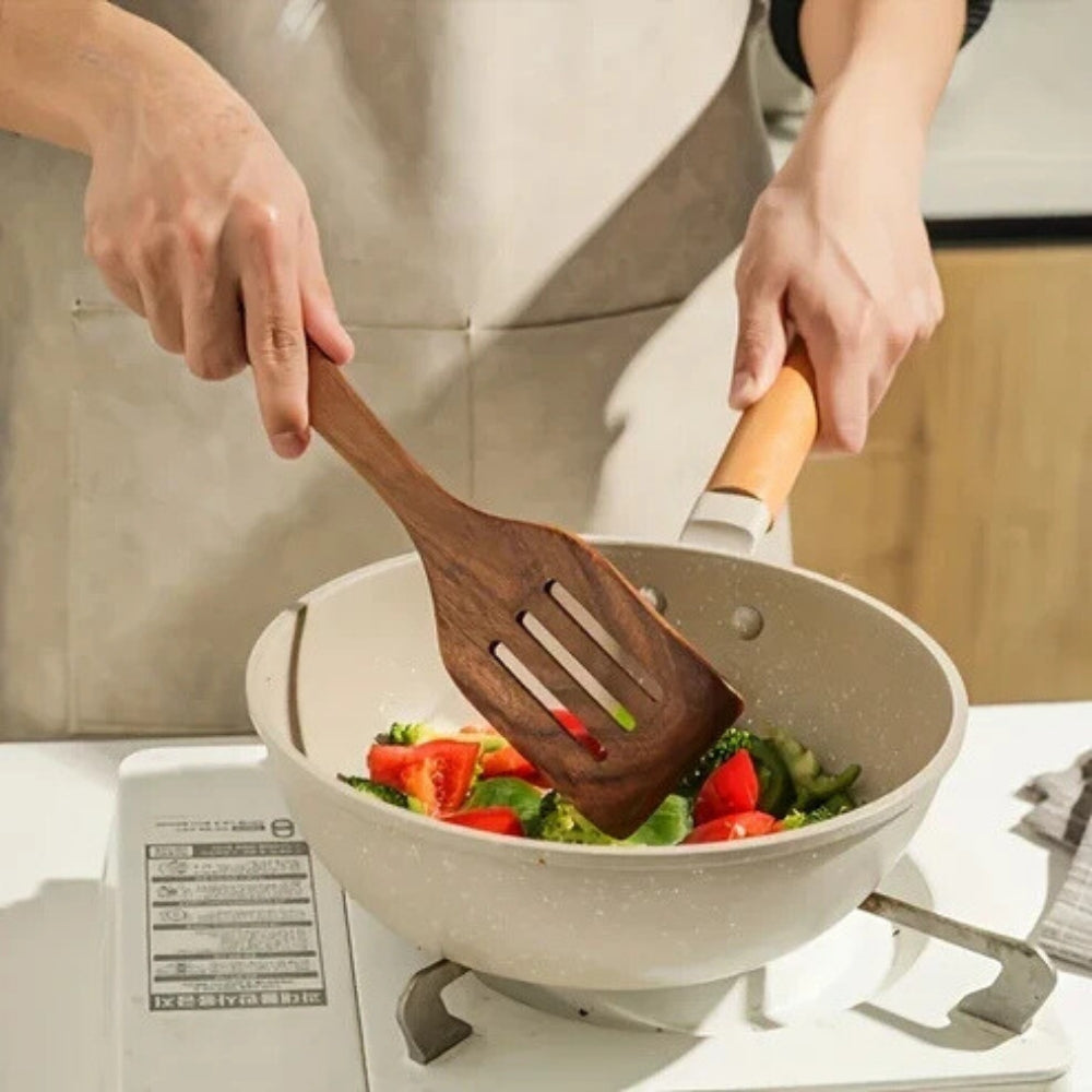 Premium Wooden Cooking Utensils | 7 Sets 3