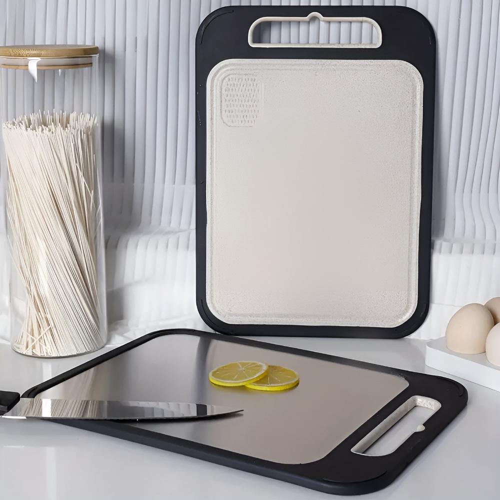 Reversible Stainless Steel Cutting Board 1