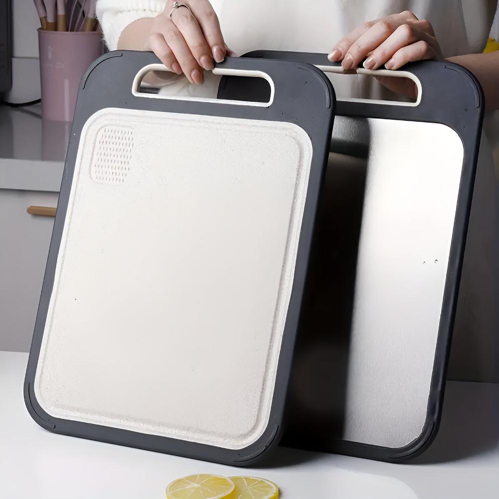 Reversible Stainless Steel Cutting Board 3