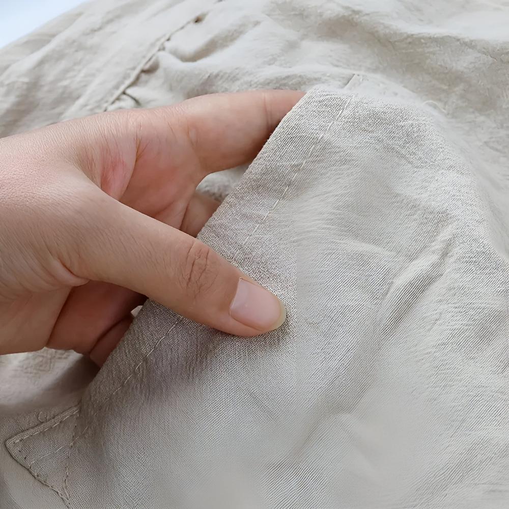 Rustic Ruffle Linen Apron 4