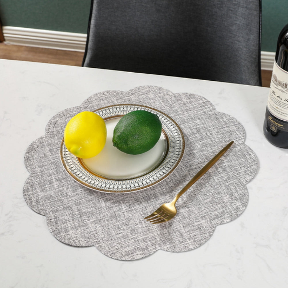 Scalloped Waterproof Placemat 6