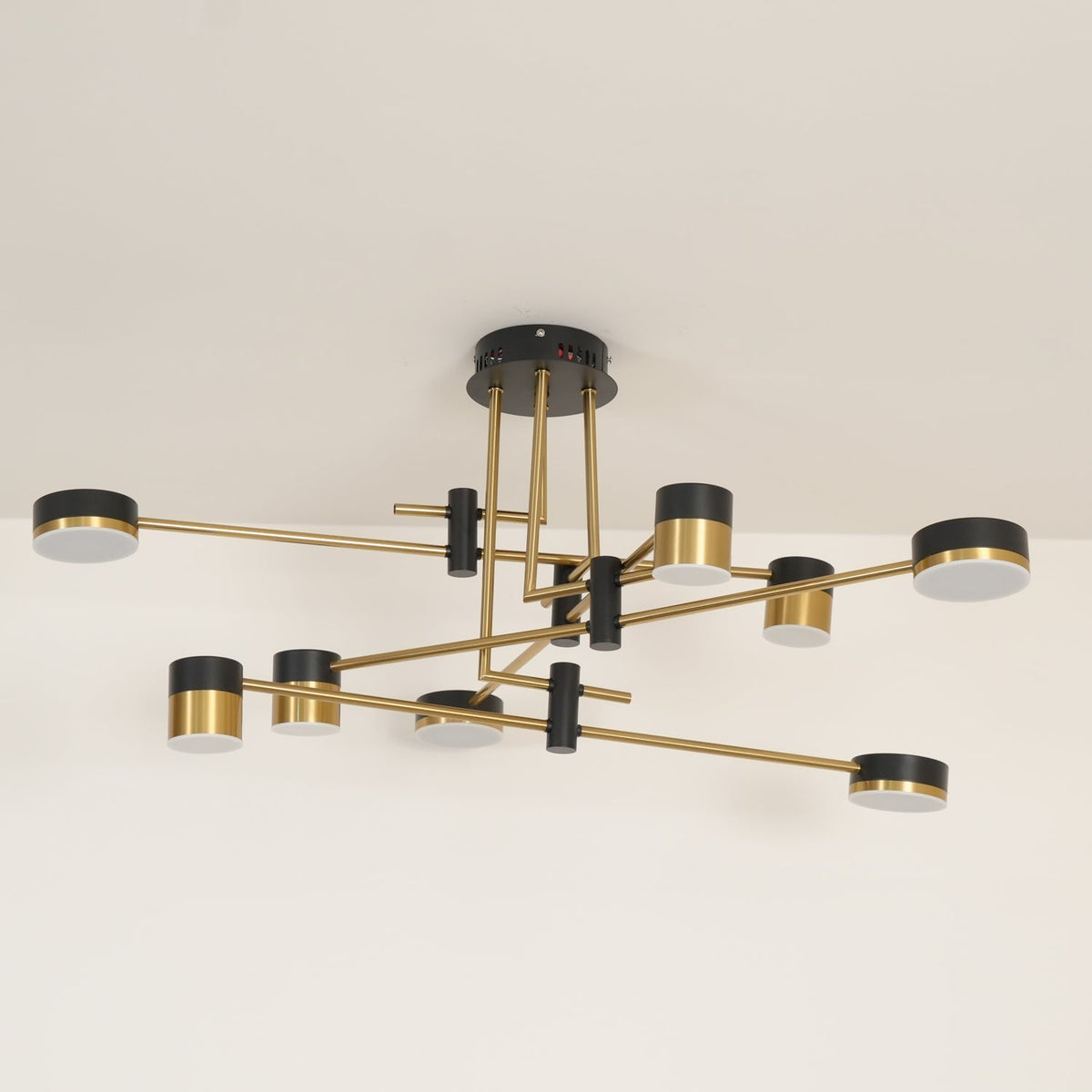 Sculptural Chandelier Contemporary with Integrated LED Lighting | Stylish Hanging Lamps for Dining Room