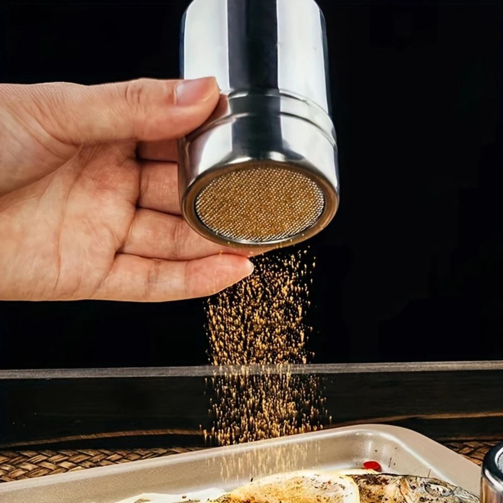 Silver Whirl Powder Shaker 7