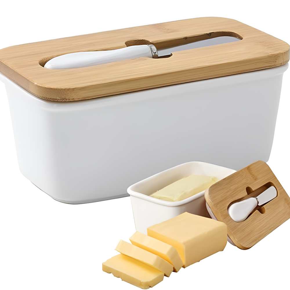 Sleek Butter Cutter Container 0