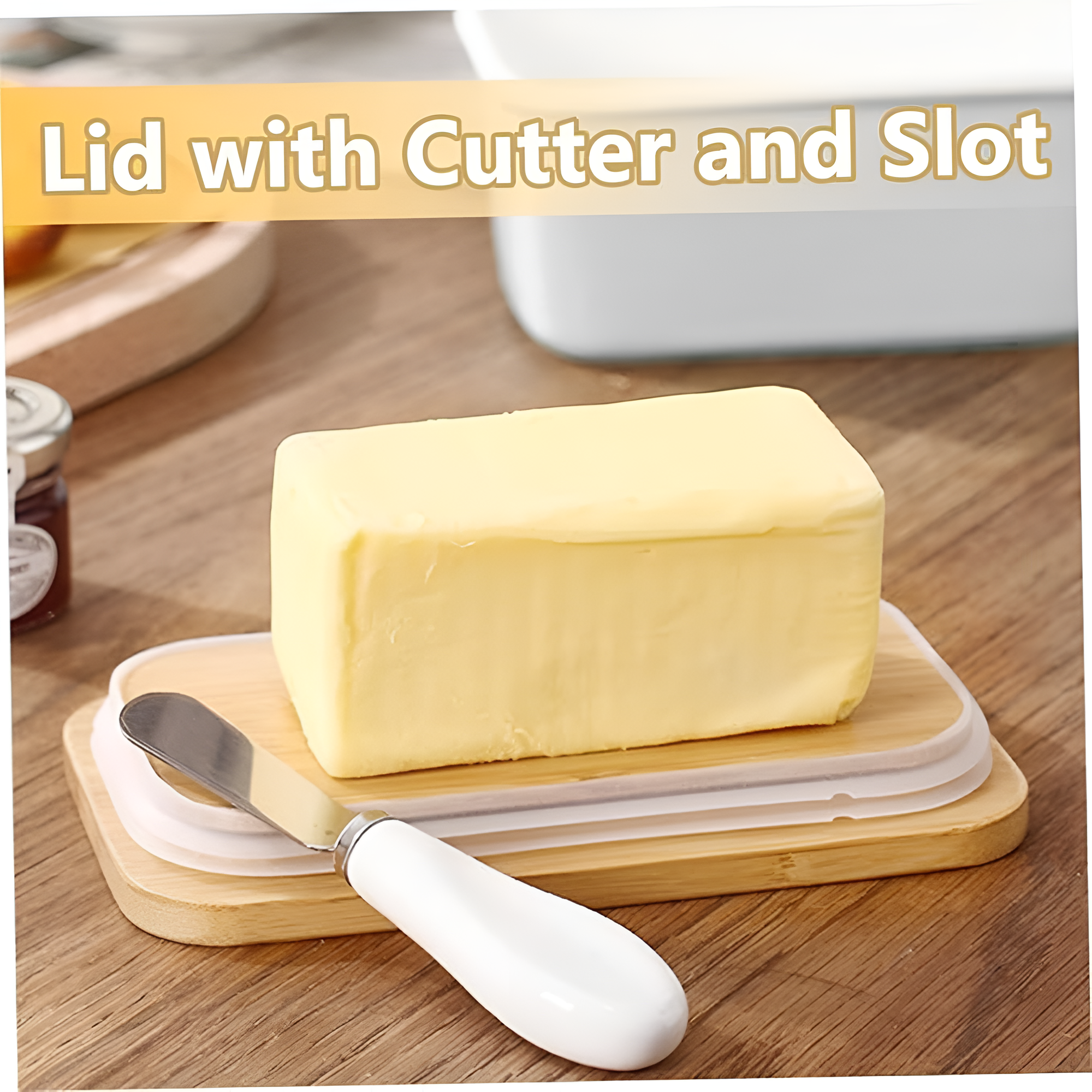 Sleek Butter Cutter Container 5