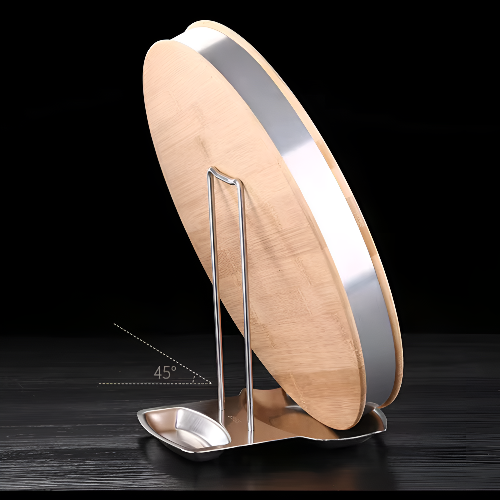 Sleek Pot Lid Holder Rack 6