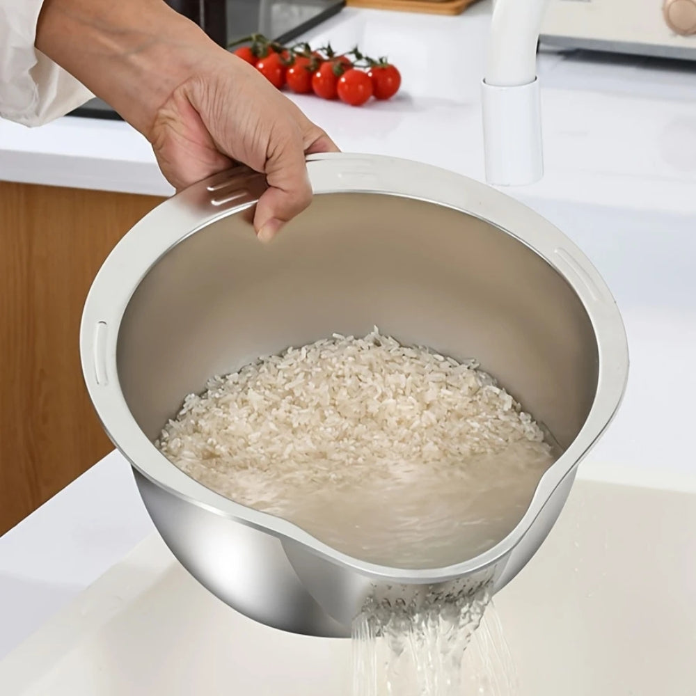 Smart Drain Food Mesh Colander 0