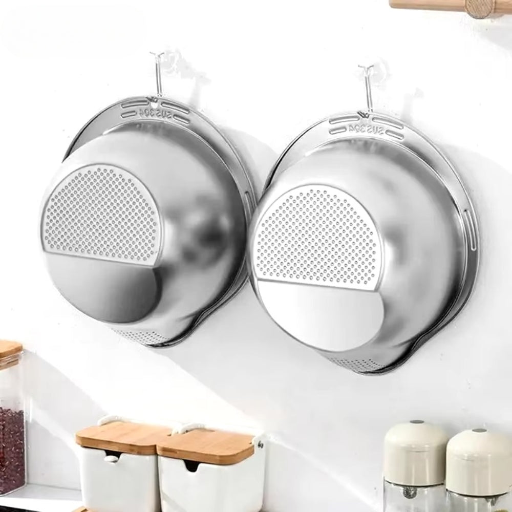 Smart Drain Food Mesh Colander 3