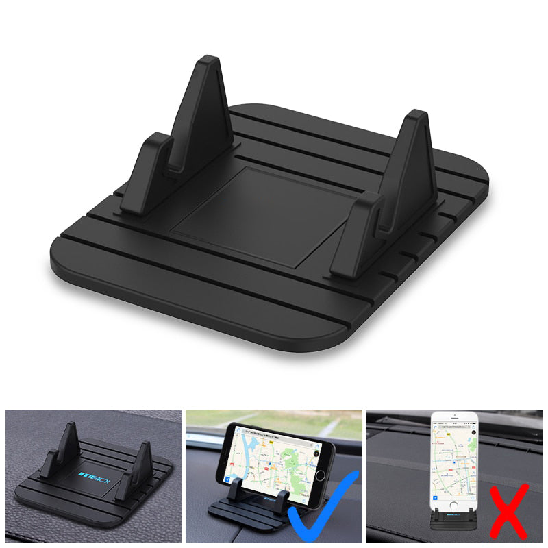 Smart Series | Car Phone Holder with Non-Slip Dashboard Mount | Secure Grip for Safe Navigation 1