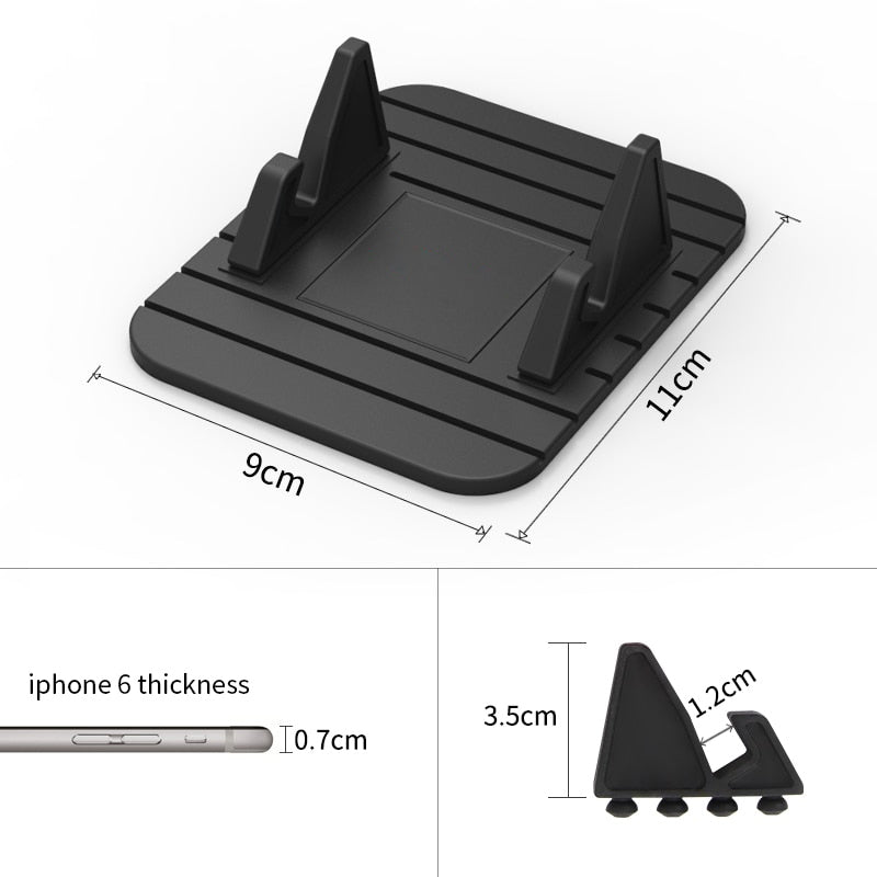 Smart Series | Car Phone Holder with Non-Slip Dashboard Mount | Secure Grip for Safe Navigation 3