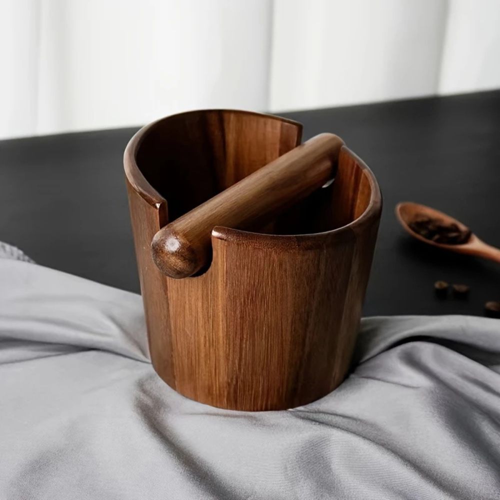 Solid Wood Coffee Knock Box 4