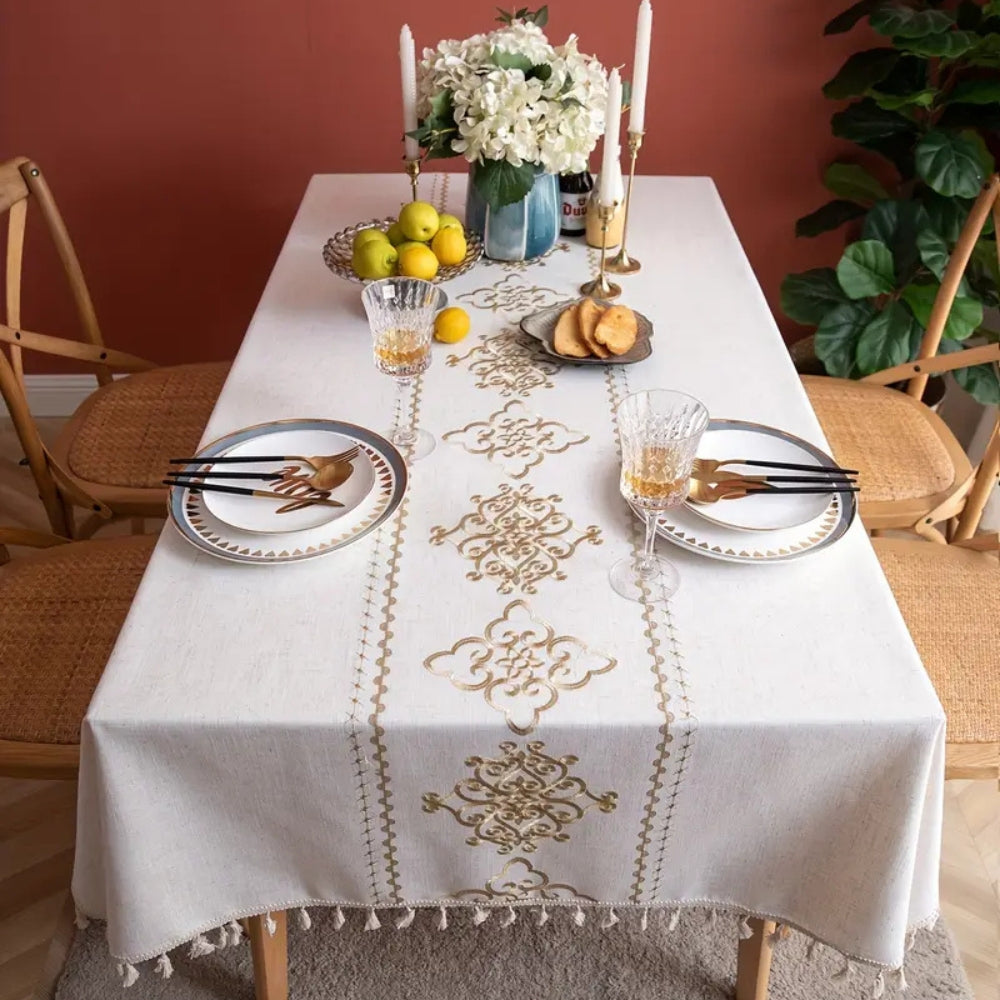 Sorella Luxe Embroidered Tablecloth 3