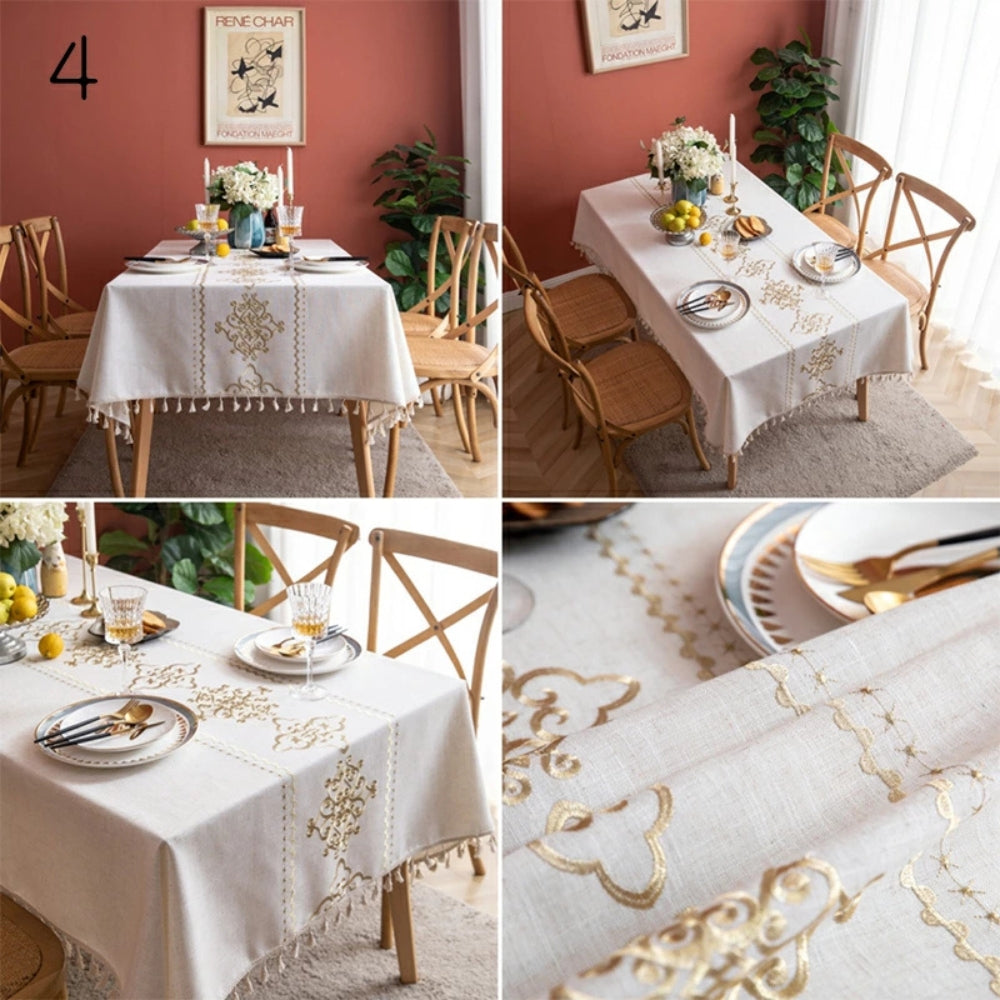 Sorella Luxe Embroidered Tablecloth 4