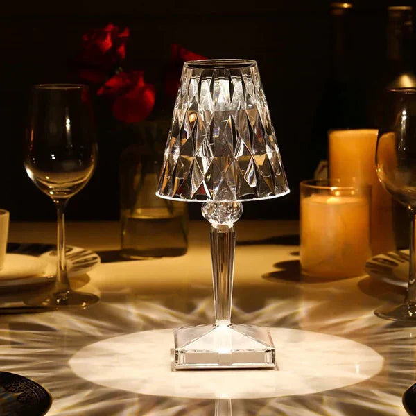 Crystal-Effect Table Lamp | Sparkling Ambient Light