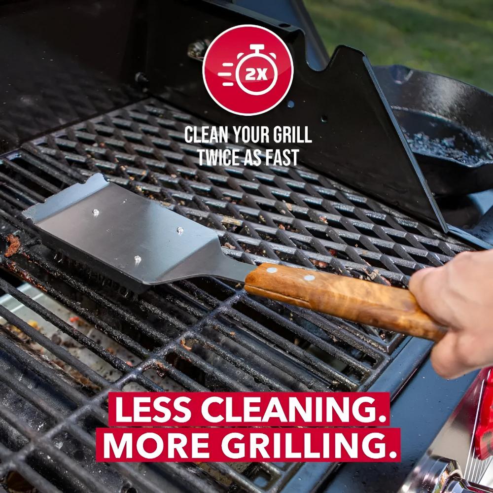 Stainless Grill Brush and Scraper 3