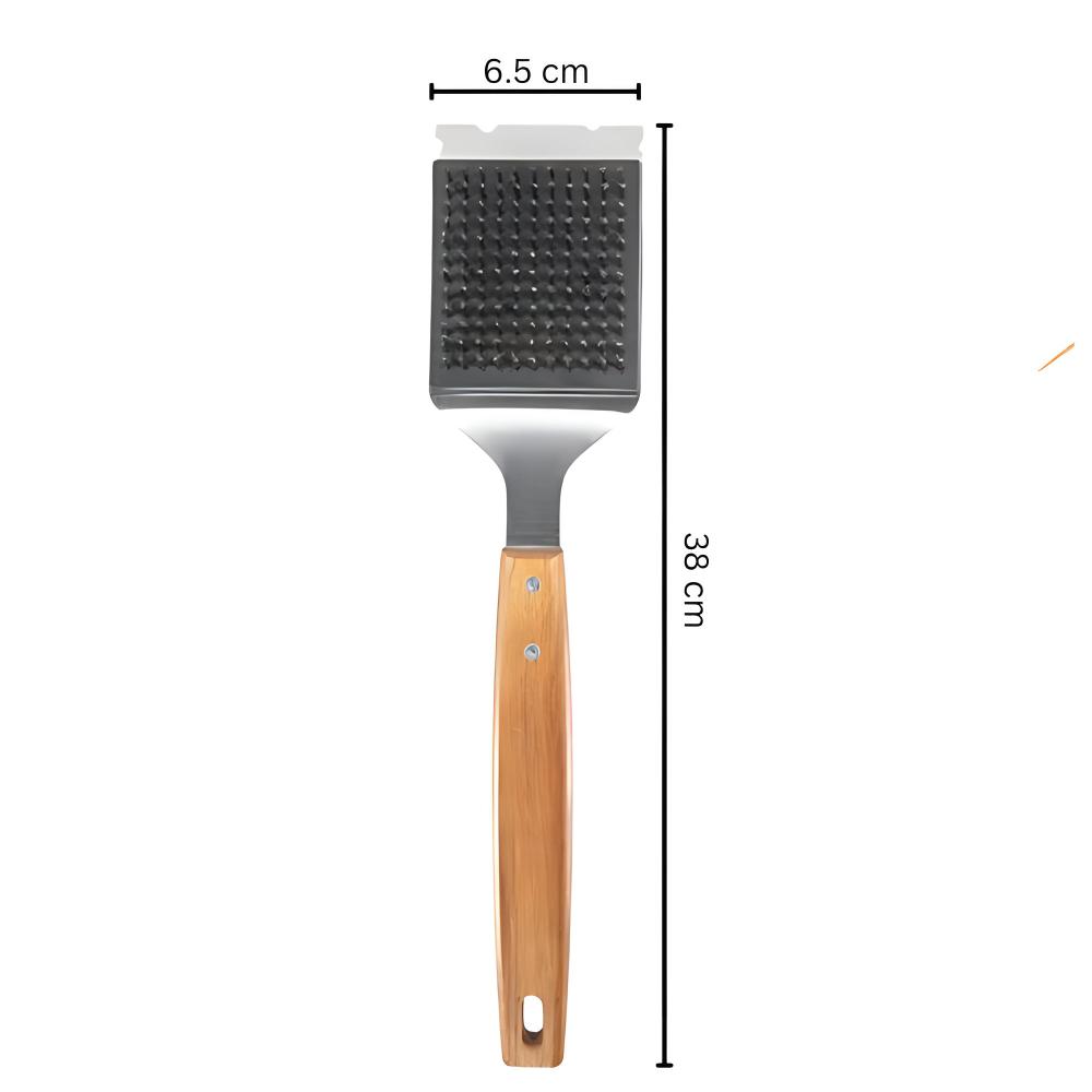 Stainless Grill Brush and Scraper 5
