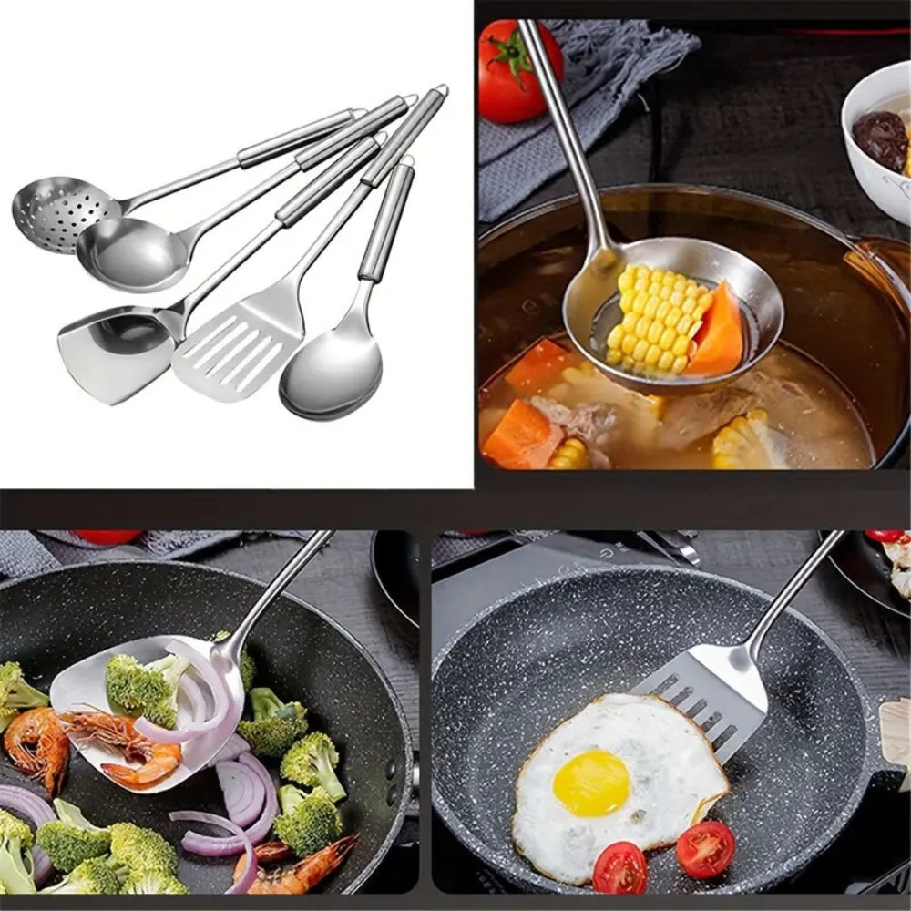 Stainless Steel Cooking Utensils | 5pcs Set 1