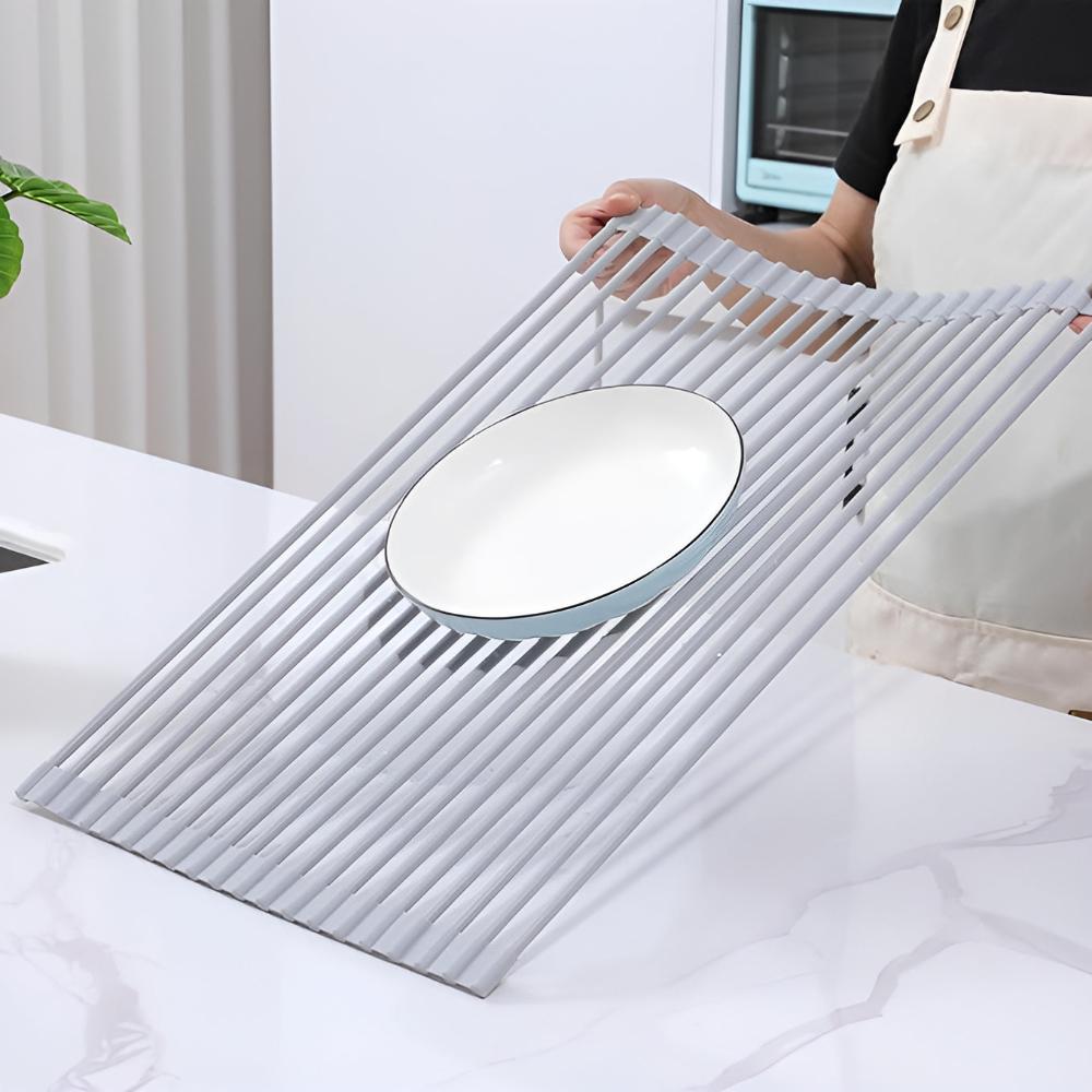 Stainless Steel Dish Drying Rolling Rack 3