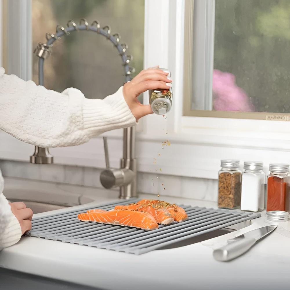 Stainless Steel Dish Drying Rolling Rack 8