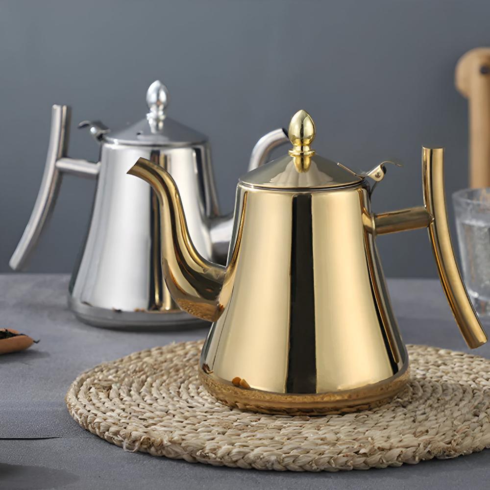 Stainless Steel Kettle with Built-in Filter 1