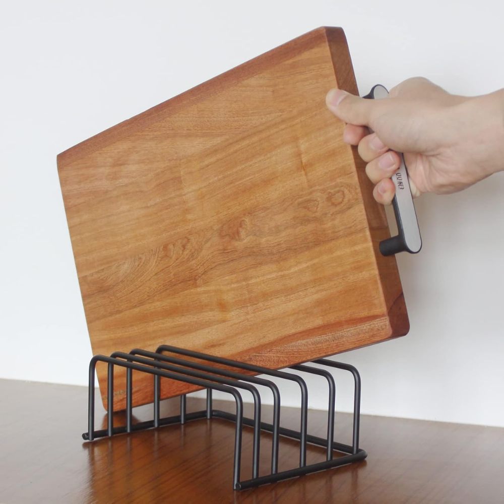 Steel Cutting Board Storage Rack 2