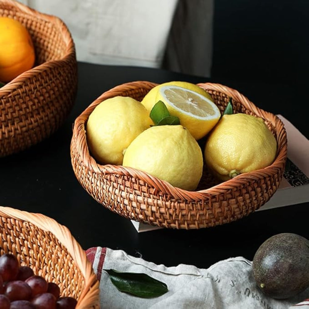 Stylish Handwoven Rattan Basket 3