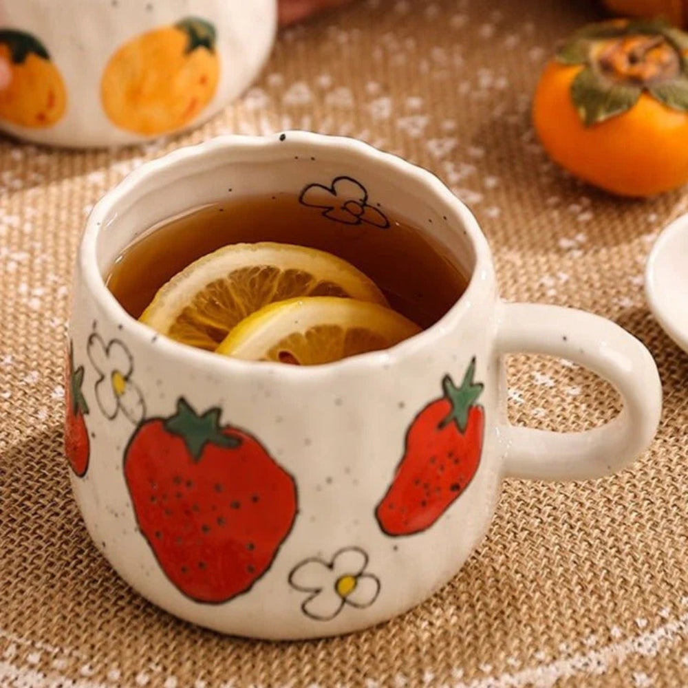 Sunny Fruit Ceramic Coffee Mug Collection 3