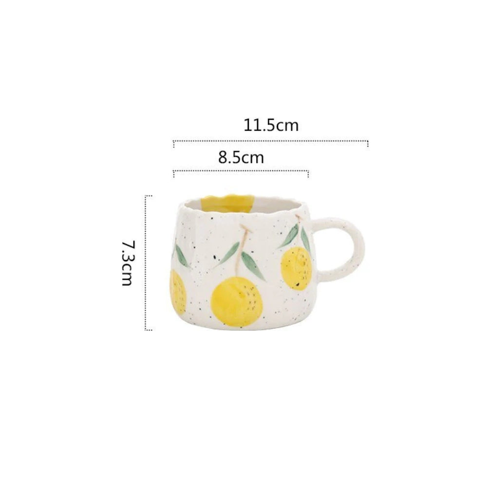 Sunny Fruit Ceramic Coffee Mug Collection 8