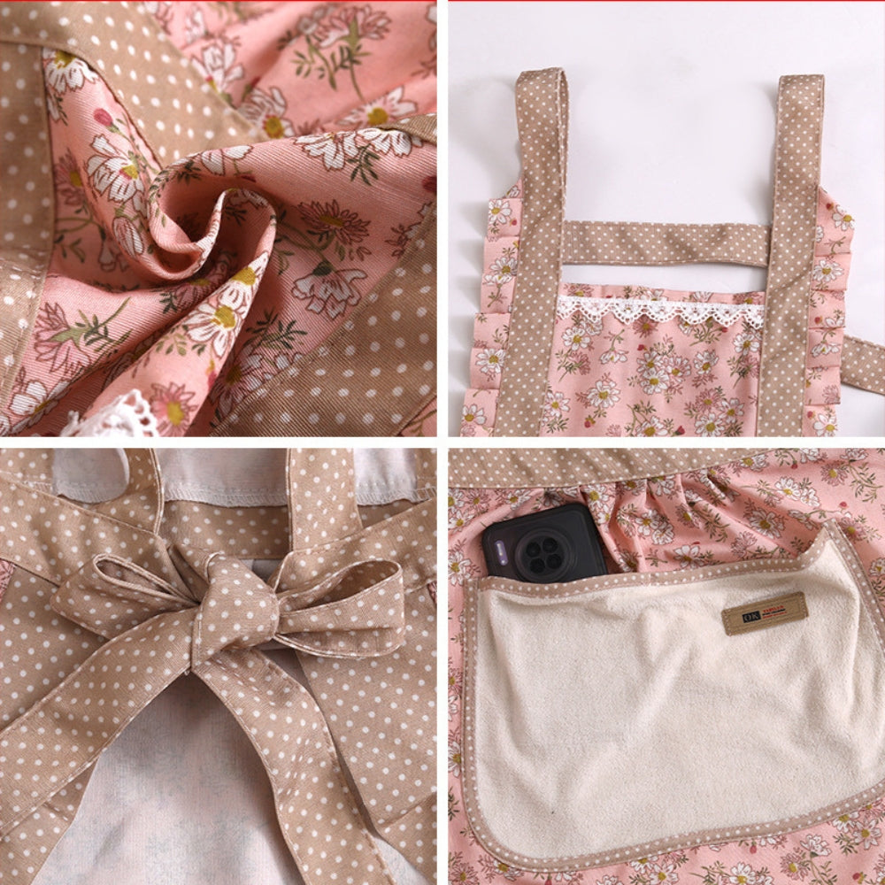 Sweet Flora Kitchen Apron 5
