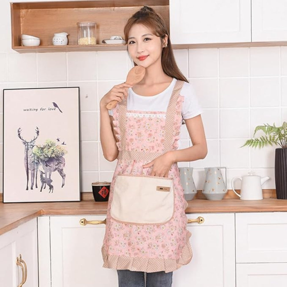 Sweet Flora Kitchen Apron 7
