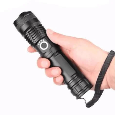 Tactical Flashlight | 90,000 Lumens with Zoom Functionality | Durable Aluminum Alloy for Outdoor Adventures 2