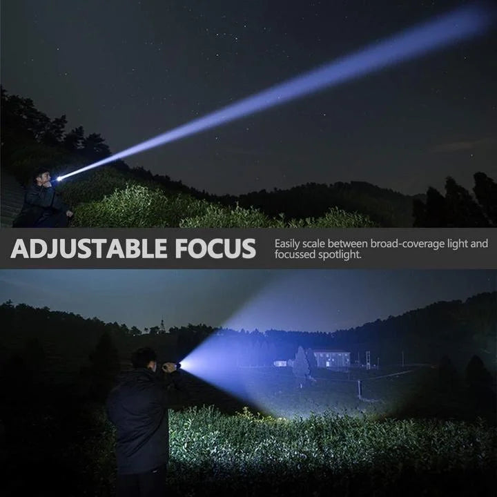 Tactical Flashlight | 90,000 Lumens with Zoom Functionality | Durable Aluminum Alloy for Outdoor Adventures 4