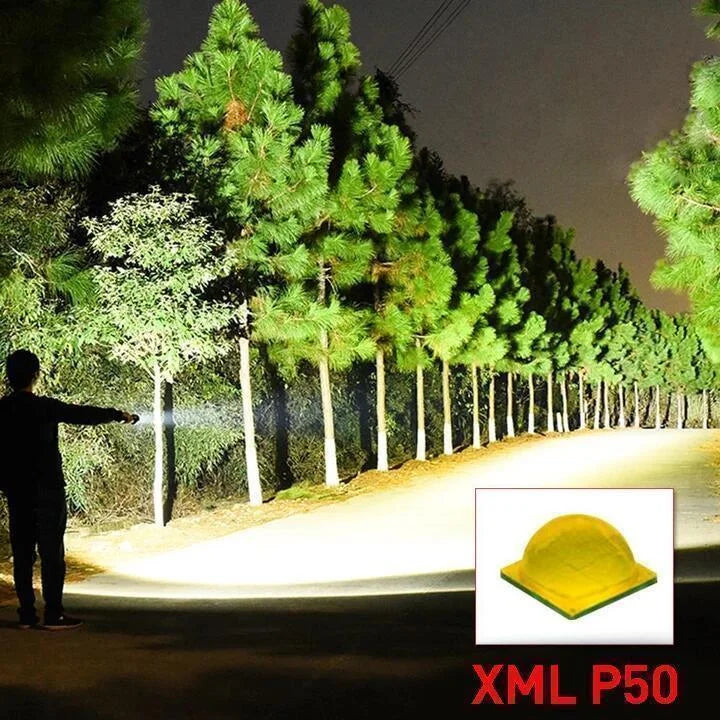 Tactical Flashlight | 90,000 Lumens with Zoom Functionality | Durable Aluminum Alloy for Outdoor Adventures 5