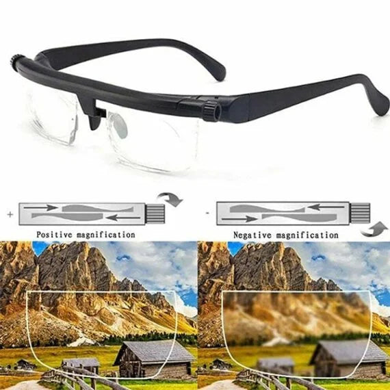 VisionFlex | Adjustable Focus Glasses with Impact-Resistant Lenses | Lightweight Design for Customizable Clarity 3