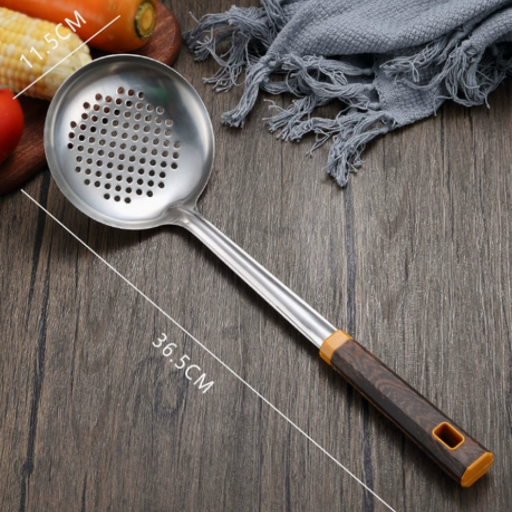 Wood Grain Stainless Steel Utensils | 6pcs Set 6