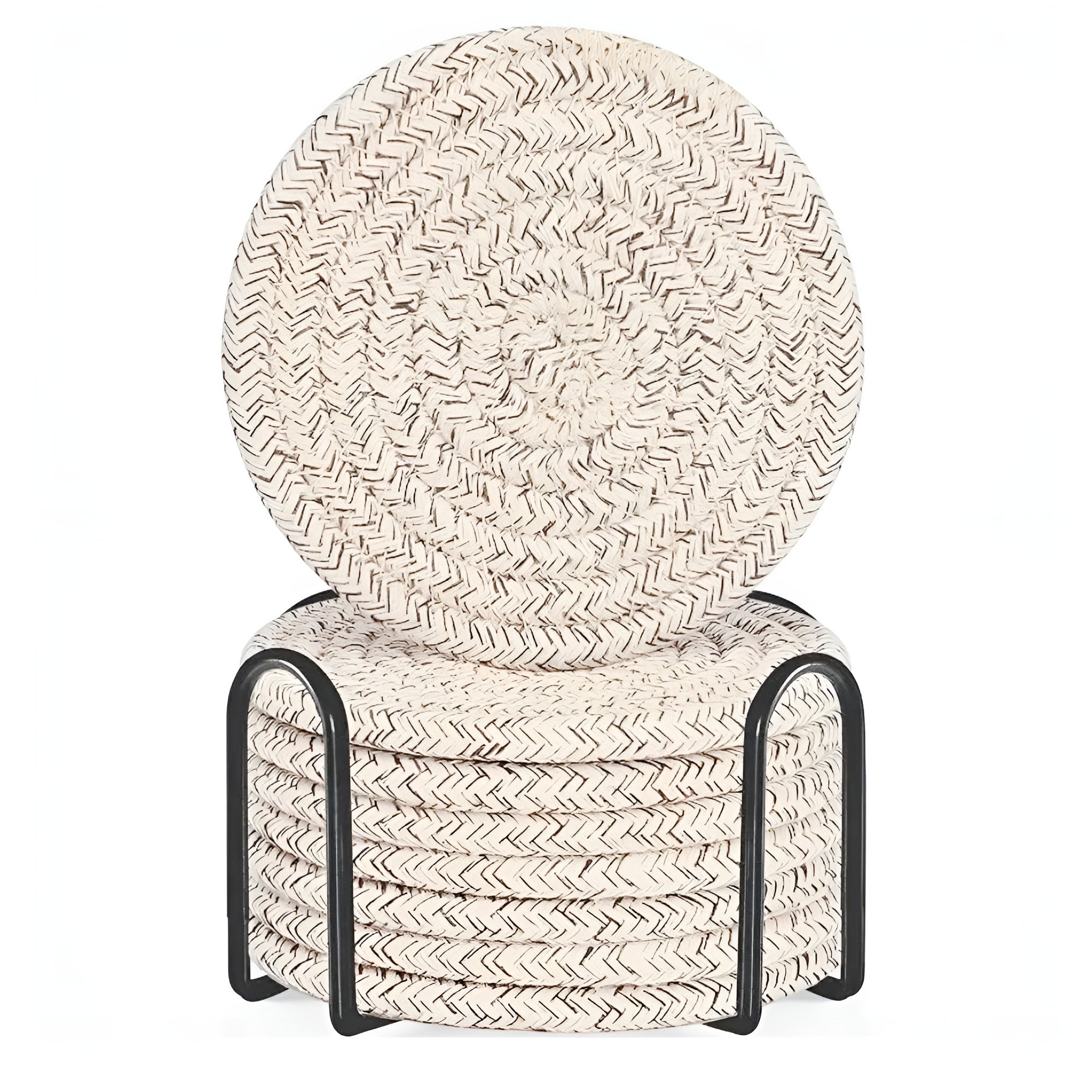 Woven Whirl Coaster Set | 8Pcs Set 0