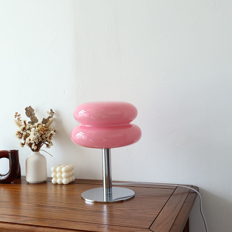 Italian Designer Glass Table Lamp | Modern Sculptural Lighting
