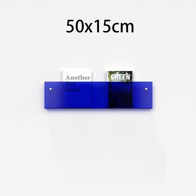 Acrylic Magazine Holder | Wall-Mounted Floating Shelf
