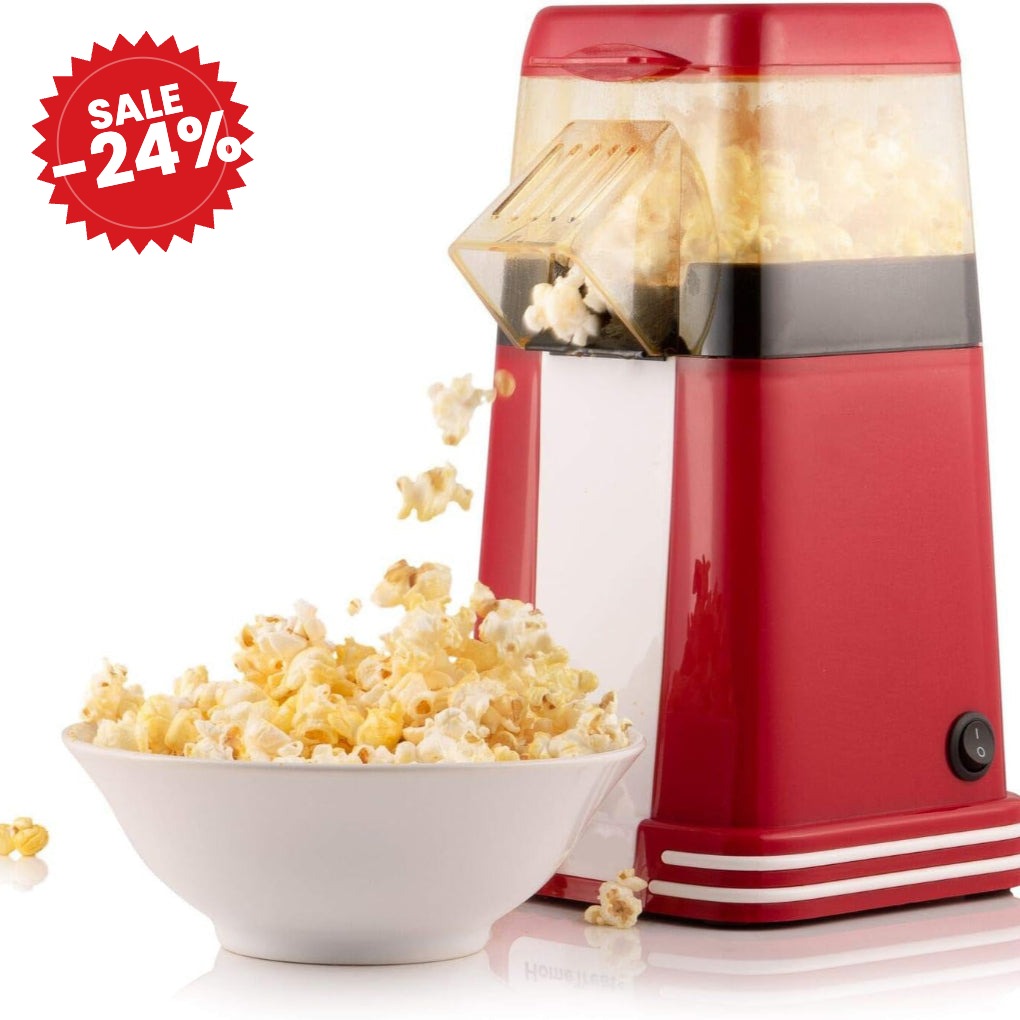 1200W Electric Popcorn Machine - SALE -24%