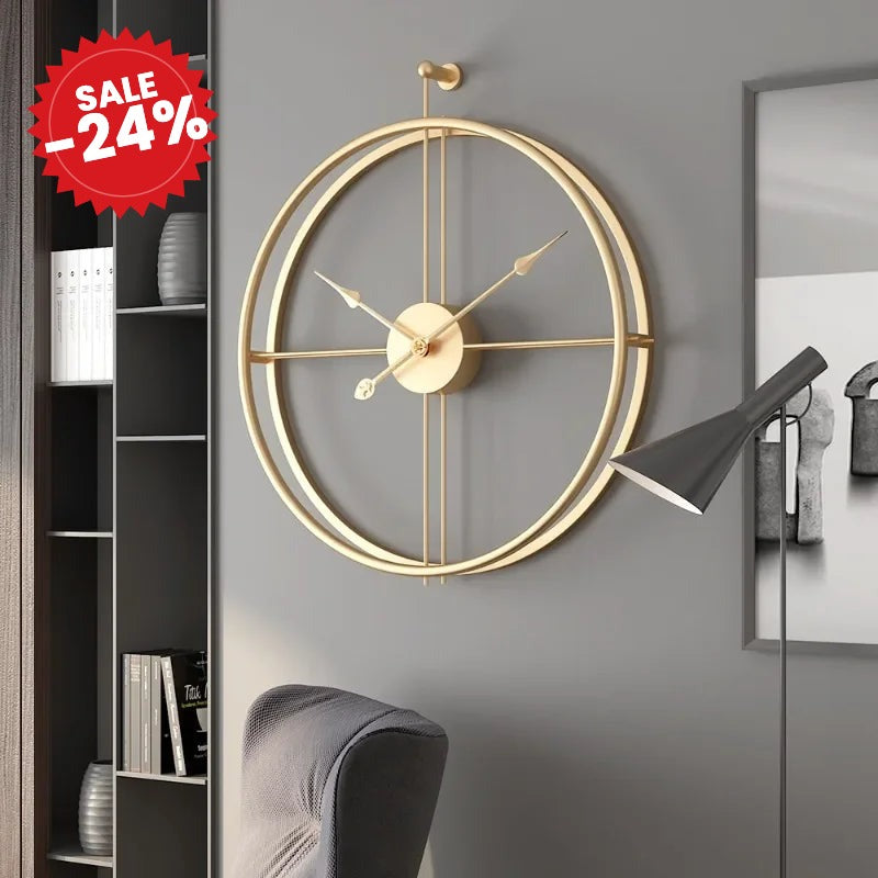 Modern Oversized Quartz Wall Clock - SALE -24%