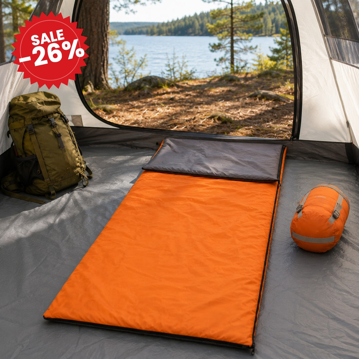 Ultralight Envelope Sleeping Bag - SALE -26%